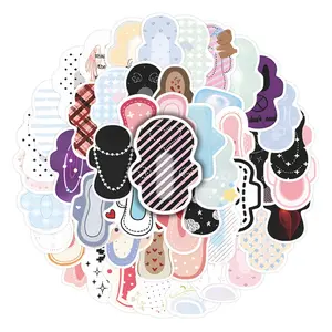 60pcs Balletcore Slipper Stickers Pack, Waterproof Coquette Aesthetic Pastel & Lace Slipper Decals for Laptop, Water Bottle, Journal & Scrapbook, Ballet & Soft Girl Lover Gift