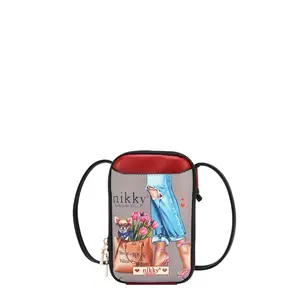 NIKKY ZIP AROUND PHONE/WALLET CROSSBODY BAG