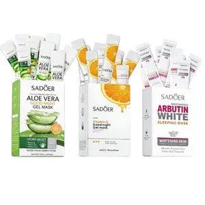 Value Pack Aloe VC Niacinamide Sleeping Mask | Portable Night Moisturizer Aloe VC Niacinamide Sleep Mask Set Face Mask