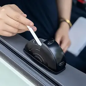 Large Capacity Windproof Leak-Proof Car Ashtray with Cigarette Box Slot, Durable Dashboard Smoking Holder for Cars Trucks Suvs