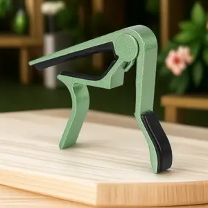 Guitar Capo, Anti-Slip Tuner, One-Button Pitch Lock, Portable Music Accessory for Performances