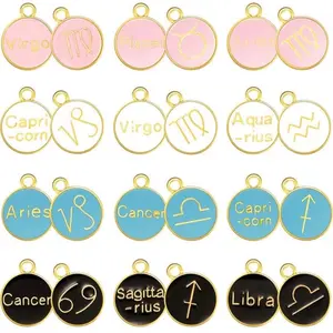 Herkimer Diamond Zodiac Gold Chain Necklace