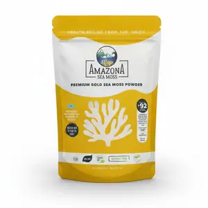 1 lbs Premium Gold Sea Moss Powder, 100% Natural Sea Moss Superfood, Rich in 92 Essential Minerals, Vegan, Non-GMO, Gluten Free, Immune & Energy Support