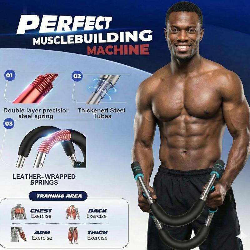 Ultimate Portable Spring Twister – Adjustable Arm, Chest, and Shoulder Muscle Training Equipment for Home Fitness
