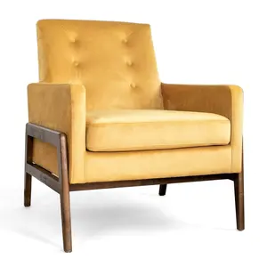 Stella Gold Velvet Lounge Chair