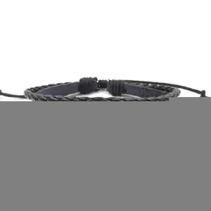 Anime Mega Stone Poke Snap Weave Leather Bracelet Glass Cabochon Adjustable Bangle Jewelry for Women Kids Gift