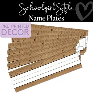 Ruler Name Plates