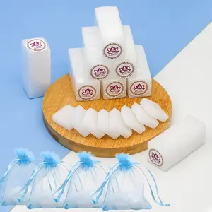 Natural Camphor Blocks (110 Grams, 64 Tablets) - Pure Camphor Alcanfor Tablets Cubes for Aromatherapy & Puja Alcanfor en Bloques, Kapoor for Pooja, Alcanfor by Alkiki