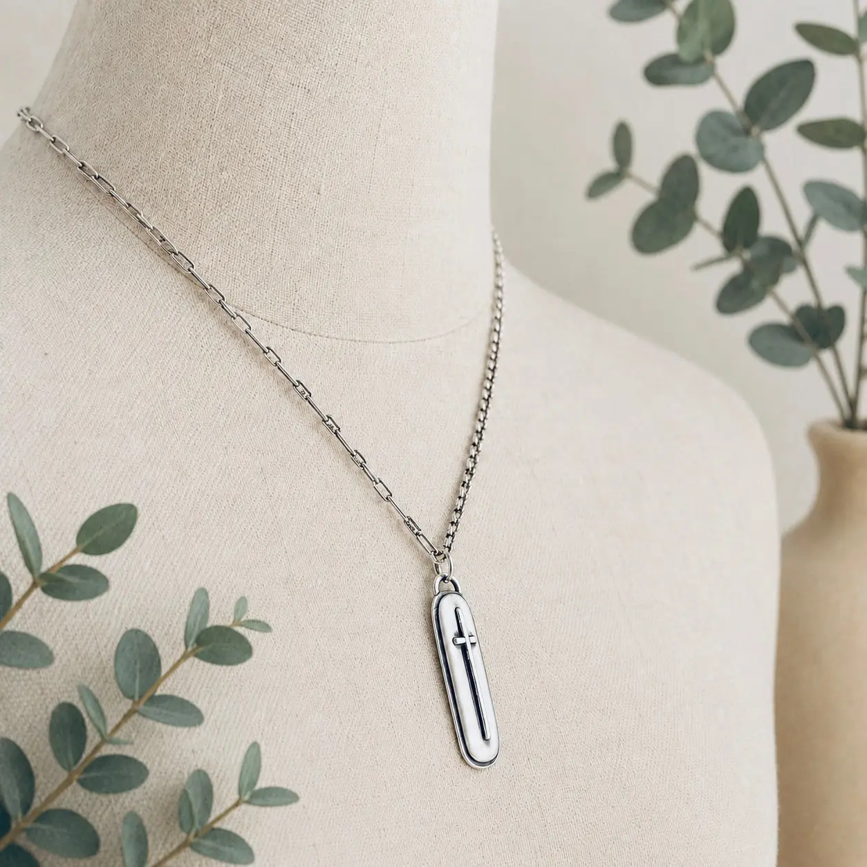 Sterling Silver Cross Necklace