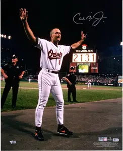 Cal Ripken Jr. Baltimore Orioles Autographed 16" x 20" 2131st Game Ovation Photograph - Fanatics Authentic Certified