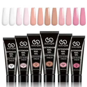 Nail Extension Gel Kit, Poly Gel Set for Nail Art DIY, Builder Gel Nail Enhancement, Professional Nail Art Kit for Women & Girls, Polygel Nails, Poly Gel Nail Kit Complete