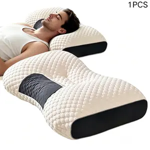 Ultra-Soft Neck Support Pillows, Premium Pillow Inserts with Removable, Machine-Washable Covers for Ultimate Comfort, Deep Sleep, Breathable Fabric. Modern Bedroom Essential. Home Decor, Gift