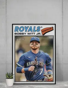 Topps Heritage Bobby Witt Jr. 12x17 Poster Kansas City Royals
