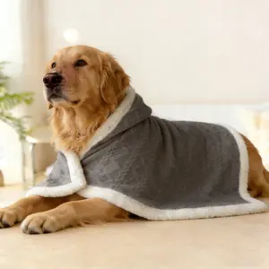 Double-Layer Dog Blanket, Soft Fluffy Pet Throw, Washable Warm Blanket for Dogs, Suitable for Dog Beds and Cages, Home, Multiple Colors