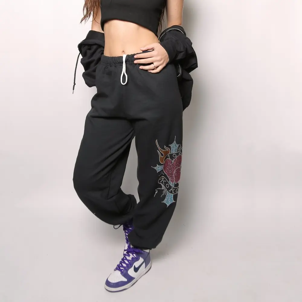bling bling tattooed cross iamkoko.la original sweatpants
