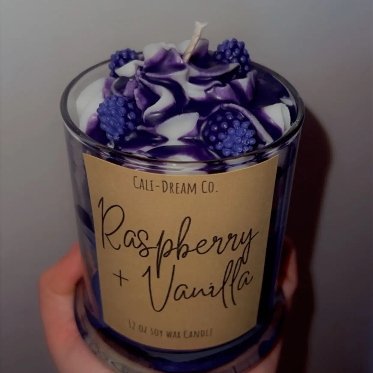 Black Raspberry + Vanilla candle Black Raspberry + Vanilla candle