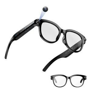 Smart Glasses with 2MP Anti-Shake Camera for Video Recording & Photo Taking, Hands-Free Bluetooth Calling, Real-Time Translation, Object Recognition, AI Assistant Conversation, Wireless Portable Design for Outdoor & Indoor Use