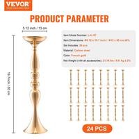 24 Piece- 50 cm【 Candlestick-Style】