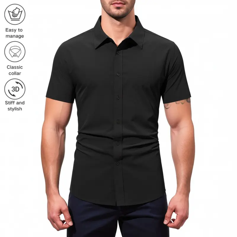 short sleeve business casual - TikTok Shop