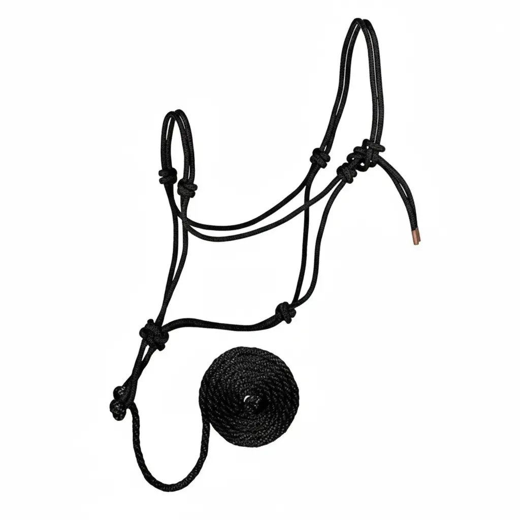 Weaver Leather Rope Halter with 10' Lead - No-Break Design