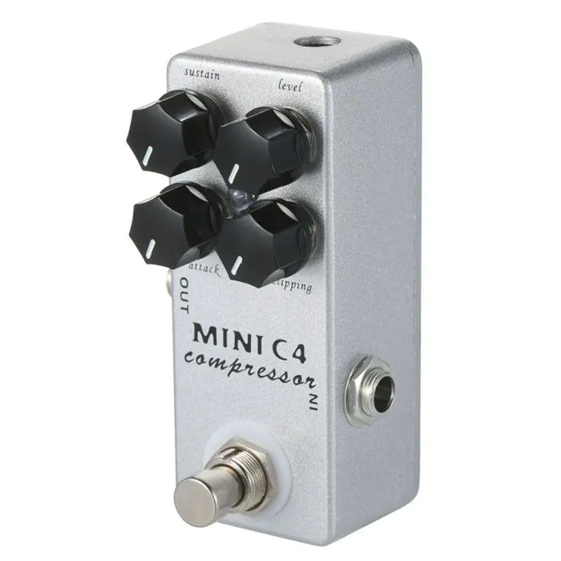 MOSKY Audio MINI C4 Compressor Guitar Effect Pedal True Bypass Guitar Effects