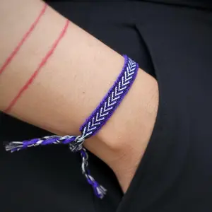 Woven Bracelet, Stacking Bracelet, Chevron, Lightweight Bracelet, Thin Bracelet, Friendship Bracelet, Handmade Textile, Minimalist