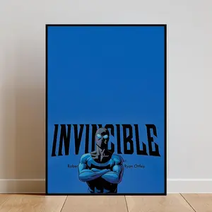 Phantom Mark Unframed Poster Canvas – A Must-Have for Invincible Fans, Perfect for Offices, Game Rooms, and Collector Displays