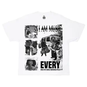 Graphic Tee: Opium I AM MUSIC Streetwear, Hip Hop Music Shirt