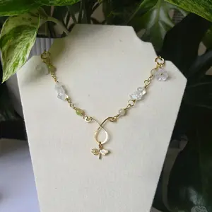 dragonfly quartz necklace