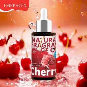 60ML Cherry Essential Oil for DIY Perfume Making, Long-Lasting Fragrance for Skin Care & Home Use, Alcohol-Free Gift Idea