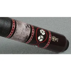 McDermott Dice Pool Cue with Genuine Red Leather Wrap - 19oz
