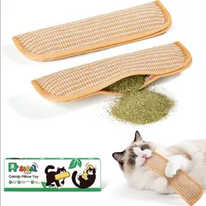 Pet Record Cat pillow, 100% real catnip, 34cm, durable, scratch-resistant, cat toy, pet pillow,catnip toy