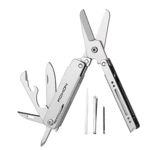 ROXON M3 13-in-1 EDC Multi Tool with Knife, Scissors, Toothpick & Tweezers - Compact Exquisite Practical Hardware Multitool
