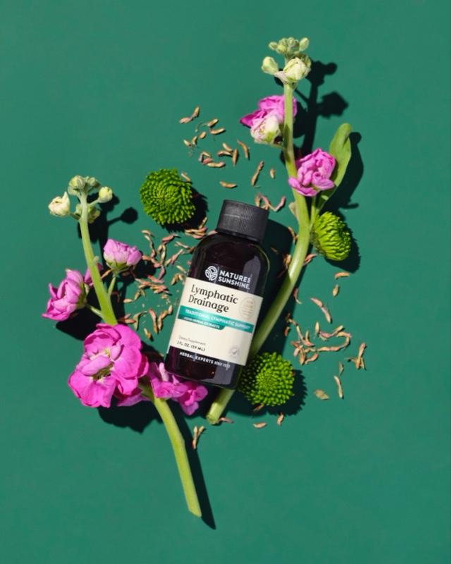 Nature's Sunshine Lymphatic Drainage Support Supplement - Herbal Extracts for Detoxification, Reduces Puffiness & Bloating, Supports Energy & Skin Health - Healthcare, Natural, Fitness Dietary Edible