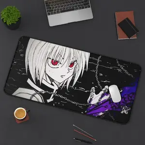 Hunter X Hunter Kurapika Anime-Inspired Desk Mat, Gaming Mouse Pad, Gift for Anime Lovers, Anime Mouse Pad, Desk Mat, PC Accessories.