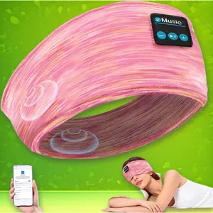 Sleep Headband Headphones,Bluetooth Headbands  Ultra-Thin Speakers  Side Sleepers, Sleep Mask, Wireless Music Headband  Mic  Running, Yoga, Travel & Meditation with for