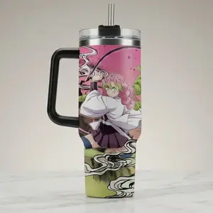 Mitsuri Kanroji Kimestu no Yaiba Demon Slayer Anime 40oz Stainless Steel Tumbler