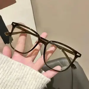 New Unisex Round Square Glasses for Men Women Myopia glasses Glasses Plain Glasses Nearsighted Eyewear Glasses -1.0 -2.5 -2