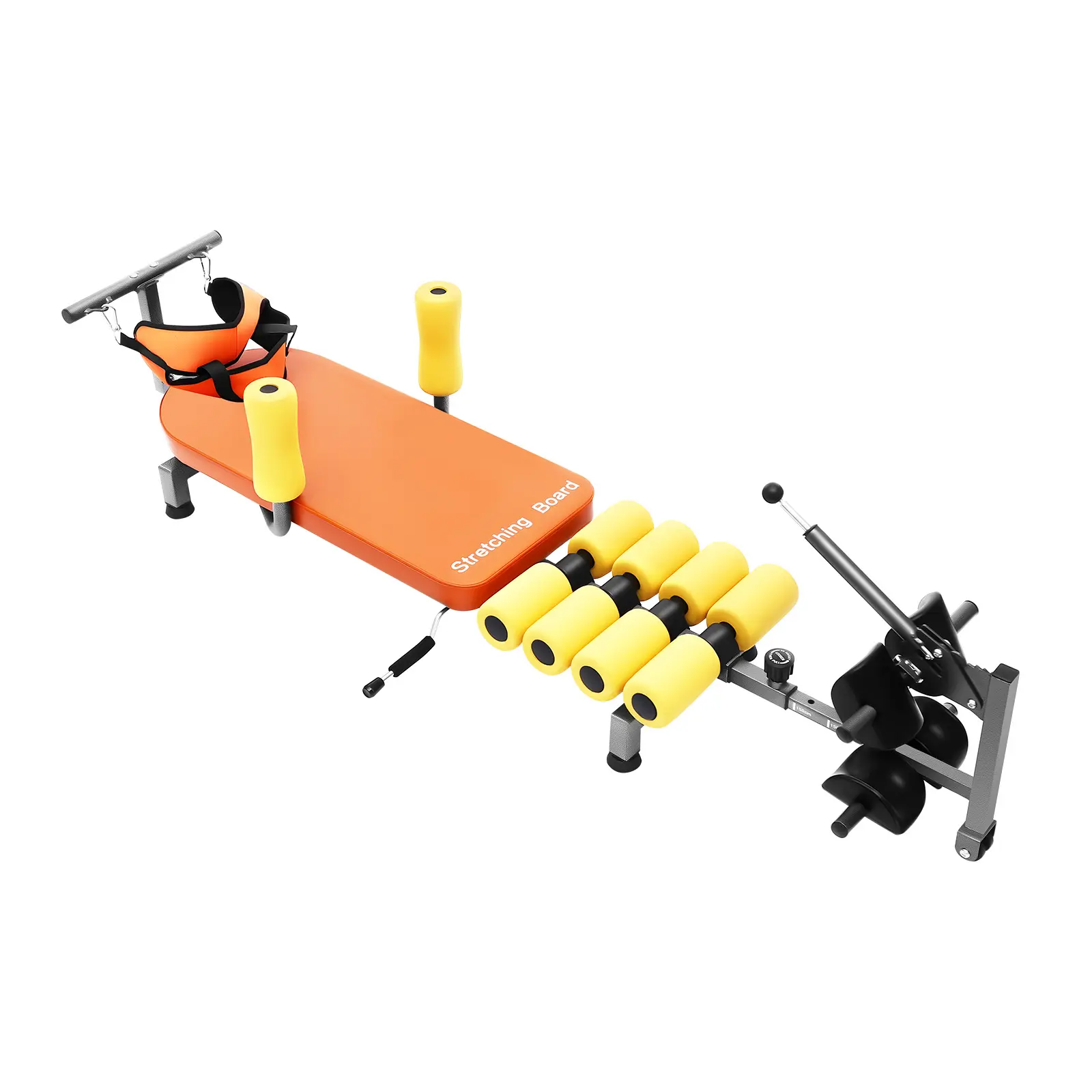 Neck Pain Relief Stretching Bench Adjustable Length 4.76 5.91 ft 8 Levels for Computer User Athlete Senior Home Office