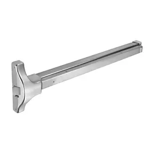 Yale 210048630 4 ft. Exit Only Rim Exit Device, Polished Stainless Steel