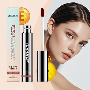 zephoco Nude Brown Peel Off Lip Tint✨Hydrating Non-Stick Cup Brightening Lip & Cheek Tint