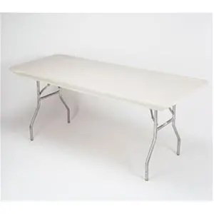 212 MAIN Kwik Covers 30x72 in. Fitted Elastic Plastic Table Covers, for Outdoor Use