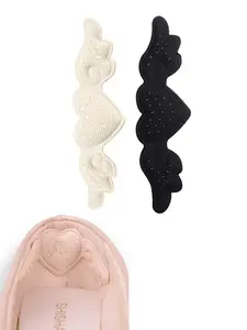 Comfortable Heart-Shaped Wing Heel Cushion Pads, High-Heeled Shoe Heel Protection Inserts, All Season Footwear Accessories