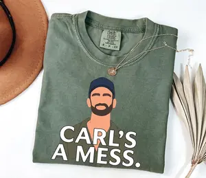 [ Sale Up To 40%] Carl's A Mess Comfort Color Shirt, Funny Summer Weekend Carl's A Mess Meme Comfort Colors 1717 T-shirt