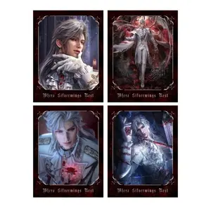 4pcs Mini Polaroid Style Cards, Inspirational Love & Deep Space Character Design, Perfect for Scrapbooking, Decorations, Gifts