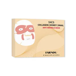 SXCS Upgrading Lifting Mask, Deep Collagen Energy Enhancing Mask | Lifting Firming, Rejuvenating and Elastic - 5 pieces/box Body Care Hyaluronic