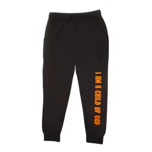 I AM A CHILD OF GOD BLACK SWEATPANTS