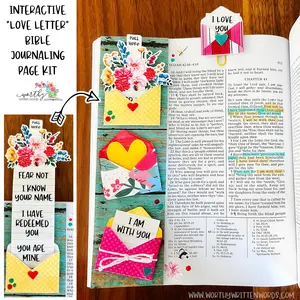 Love Letter Old Testament Bible Journaling Interactive Page Kit