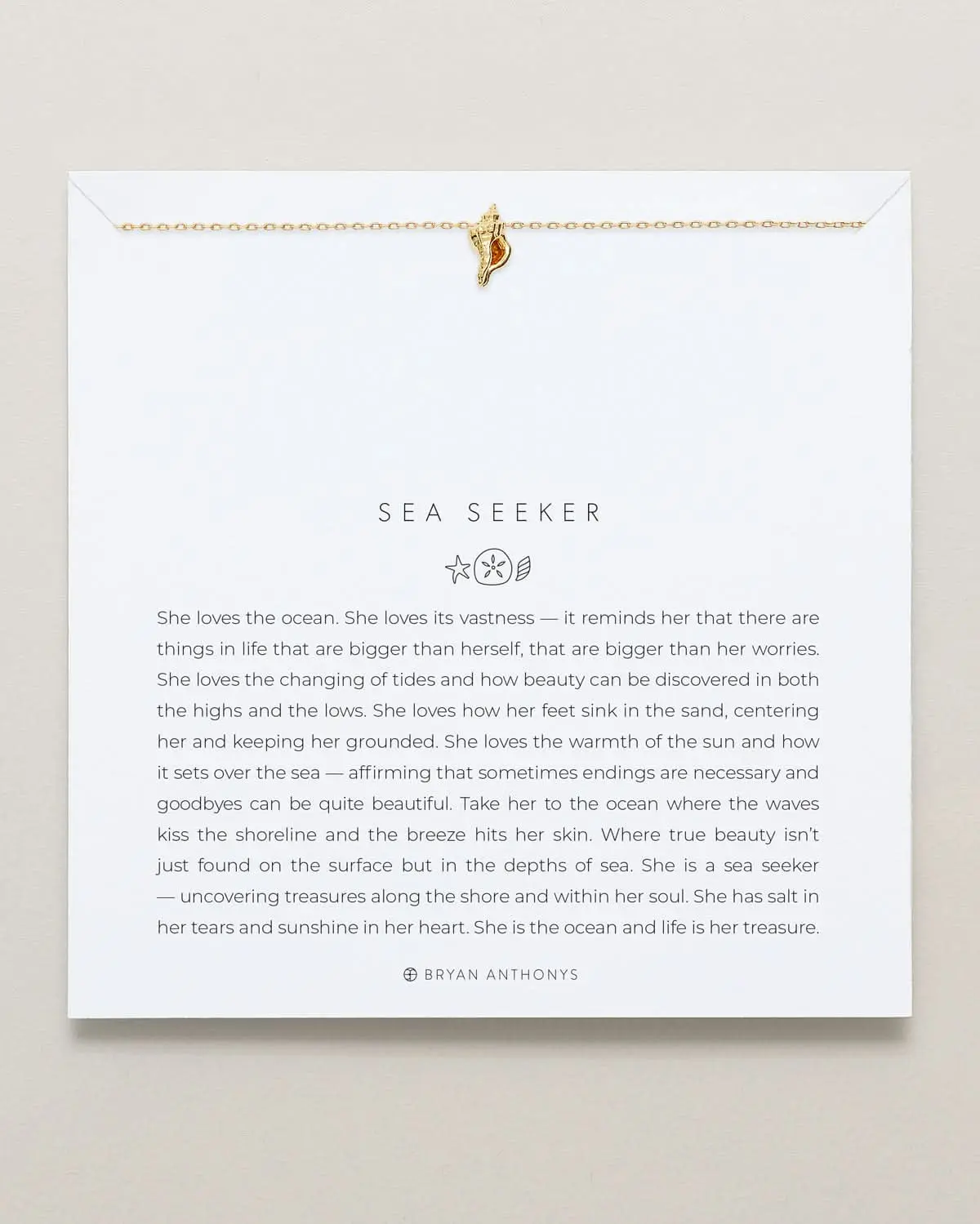 Sea Seeker Icon Necklace