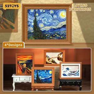 52TOYS QueSera Series-Living Paintings Kawaii Creative Gift Room Decor Desktop Decoration Gift for  Birthday Party Modern Cool Design Classic Prints